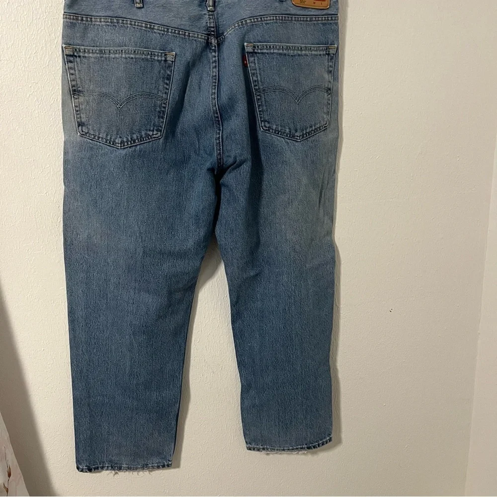 Levi's 550 Men’s W44 X L30 Relaxed Fit Denim Jeans Classic Blue Everyday Casual